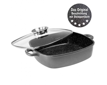 Cocotte en fonte d’aluminium avec couvercle