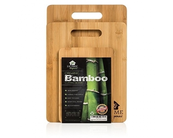 Ensemble de planches à découper en bambou