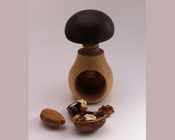 Casse noix / amandes / noisettes  en forme de champignon - Bois de hêt