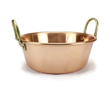 Bassine à confiture en cuivre - 28 cm