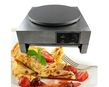 Machine à crêpes professionnelle avec revêtement anti-adhésif