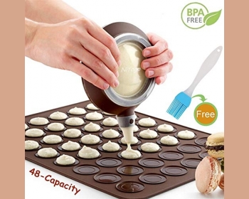 Set pour macaron - 48 empreintes, silicone