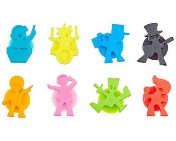 Marque verre Vacuvin Glass Markers série de 12 figurines