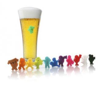 Marque verre Vacuvin Glass Markers série de 12 figurines