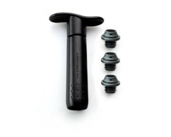 Pompe à vin + 3 bouchons