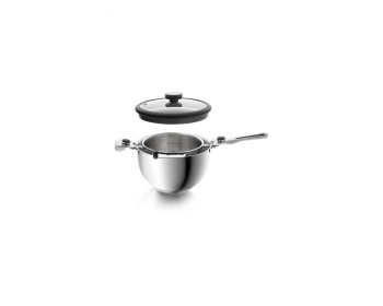 Combo casserole et bain-marie Balancia F61800 - acier inoxydable