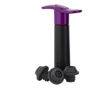 Pompe à vin + 3 bouchons