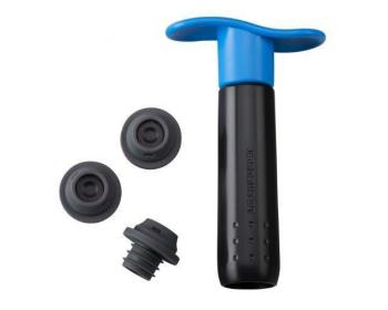 Pompe à vin + 3 bouchons