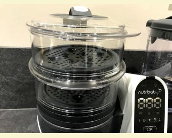 Mixeur cuiseur Babymoov Nutribaby+ Industrial Grey