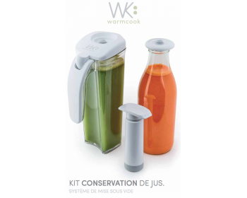 Kit de conservation de jus sous vide Warmcook