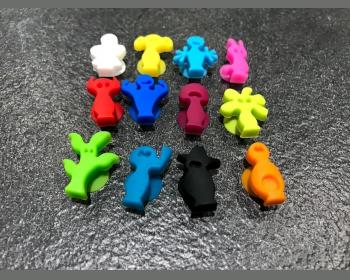 Marque verre Vacuvin Glass Markers série de 12 figurines