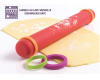Mastrad rouleau à pâtisserie en silicone ajustable F11870