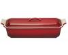 Le Creuset Terrine rectangulaire en céramique avec presse