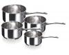 Série de 4 casseroles Chef 12066984 en acier inoxydable