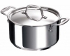 Faitout Chef 12061244 + couvercle en acier inoxydable  24 cm
