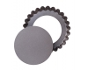 Set de 4 moules en métal Asimetria, pour tartelettes Ø 10 cm