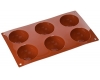 Silikomart 20.002.00.0060 SF002 Moule Forme Demi-Sphères 6 Cavités Sil