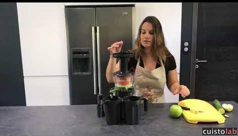 La vidéo des premiers tests de l'extracteur Moulinex