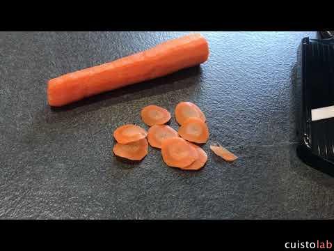 Vidéo d'utilisation de la Kyocera avec la carotte