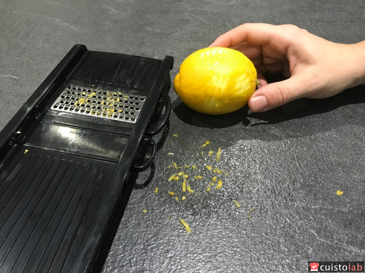 La râpe Elle à Table n'est pas adaptée au citron