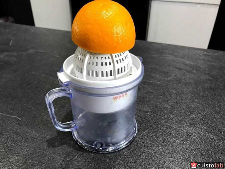 Test du pressage de l'orange