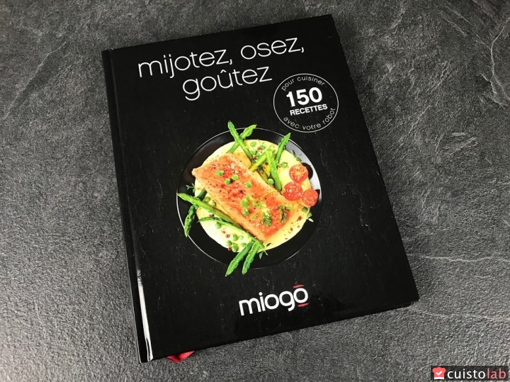 150 recettes bien illustrées avec ce livre Miogo