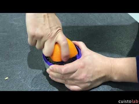 Pressage de l'orange avec le Set-en-1