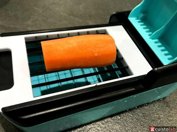Impossible de réaliser des cubes de carotte