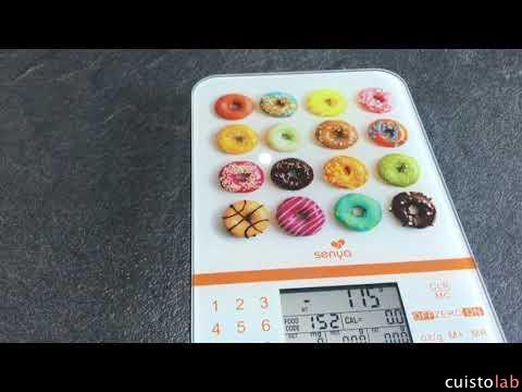 Présentation de la balance nutritionnelle Smart Scale avec ses principales fonctions