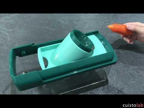 Tagliatelles de légume réalisées avec la fonction julietti du Nicer Dicer