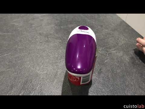 L'ouvre-boîte électrique BangRui à l'oeuvre