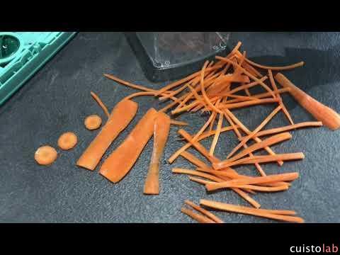 La fonction mandoline passée au banc test