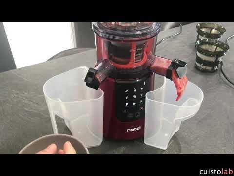 Vidéo de la préparation du sorbet de fruits