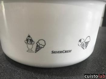 La cuve de la sorbetière Silvercrest