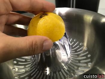 Un dôme un peu gros pour le citron