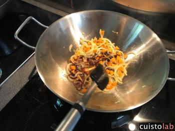 Cuisson homgène dans le wok