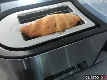 En revanche, les croissants ne rentrent pas