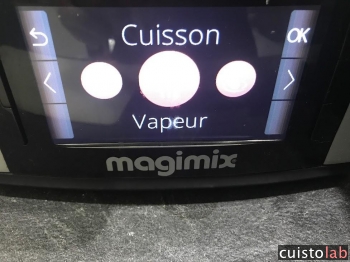 Cuisson des pommes à la vapeur avec le robot Magimix