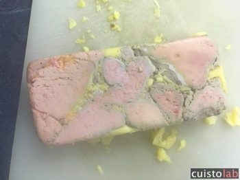 Un foie gras peu régulier