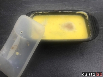 Un moule en silicone spécial foie gras