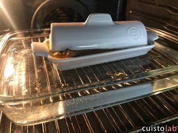 Cuisson au four au bain-marie cette fois