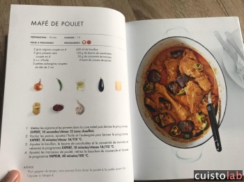 Mafé du Poulet sur le livre