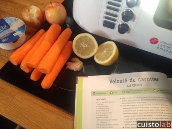 La recette du velouté de carotte