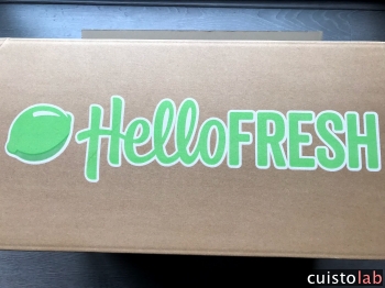 Le colis d'Hellofresh