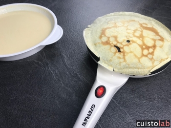 Et voilà les premières crêpes