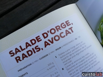 Une salade extraite du livre \