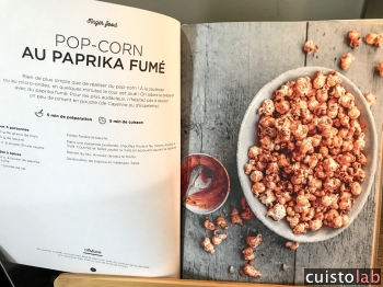 La recette du pop corn au paprika fumé