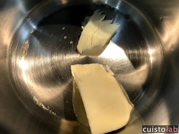 Le beurre fondu