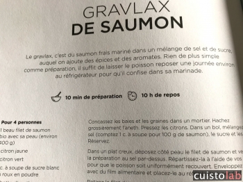 Le temps de préparation et l'histoire de la recette