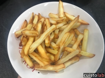 20 minutes après, les frites sont prêtes